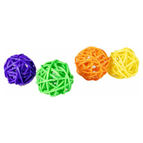 Abbildung Duvo+ Katzenspielzeug Multi Ball aus Weidenholz