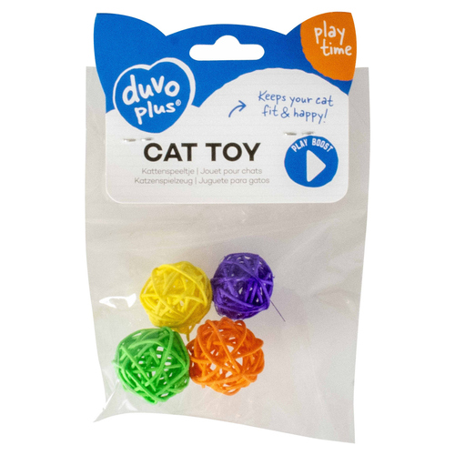 weitere Abbildung Duvo+ Katzenspielzeug Multi Ball aus Weidenholz