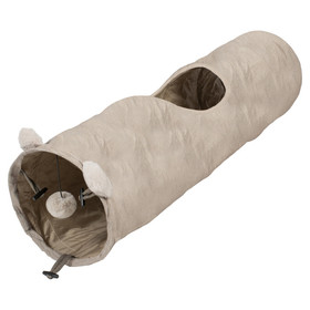 Abbildung Duvo+ Katzenspielzeug Spieltunnel Cozette beige