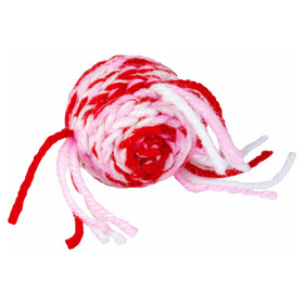 Abbildung Duvo+ Katzenspielzeug Wooly Ball mit Sound rot/wei