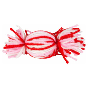 Abbildung Duvo+ Katzenspielzeug Wooly Bonbon mit Sound rot/wei