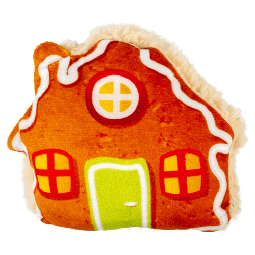 Duvo+ Katzenspielzeug Xmas Fluffy Lebkuchenhaus
