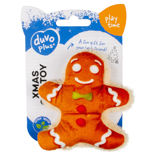 weitere Abbildung Duvo+ Katzenspielzeug Xmas Fluffy Lebkuchenmann