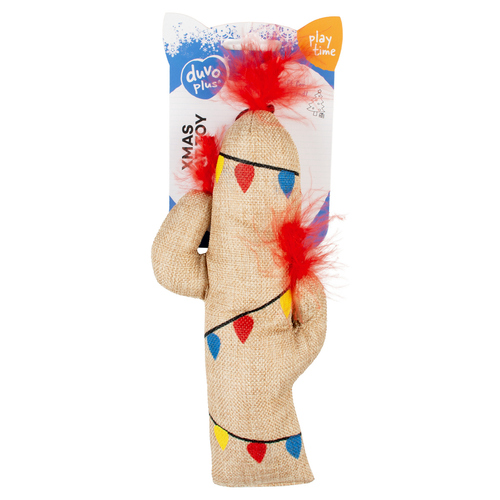 weitere Abbildung Duvo+ Katzenspielzeug Xmas Jute Kaktus Kicker