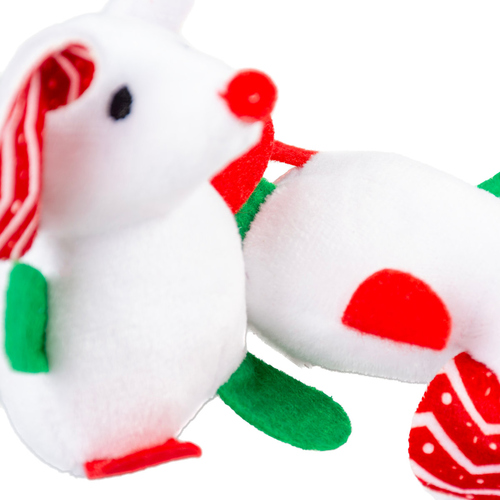 weitere Abbildung Duvo+ Katzenspielzeug Xmas Silky Muse mit groen Ohren