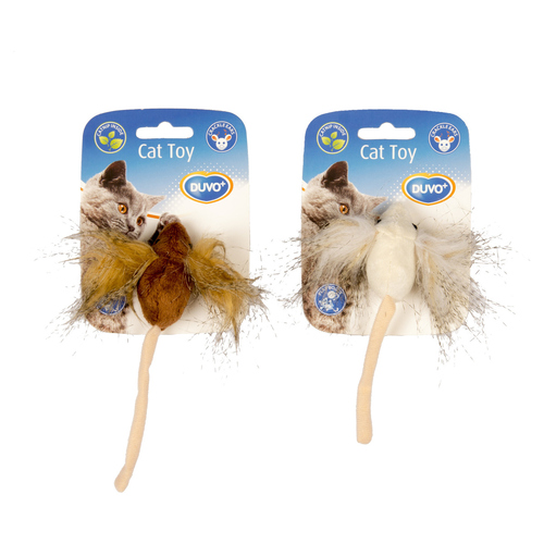 weitere Abbildung Duvo+ Katzenspielzeug big ear Maus braun/beige