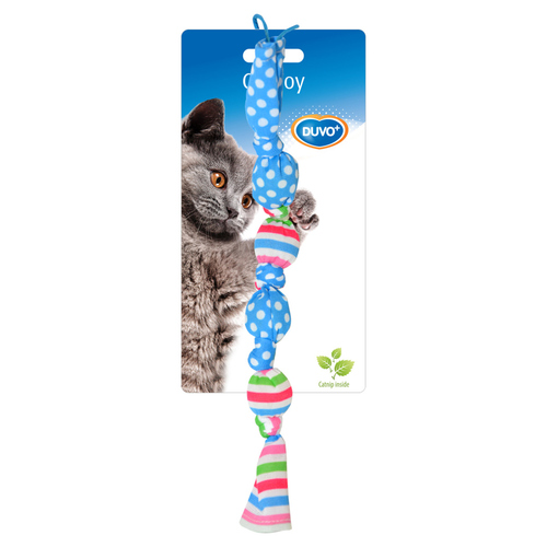 Duvo+ Katzenspielzeug gedrehtes Bonbon Plüsch