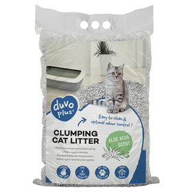 Abbildung Duvo+ Katzenstreu Aloe Vera Klumpenstreu 12 kg