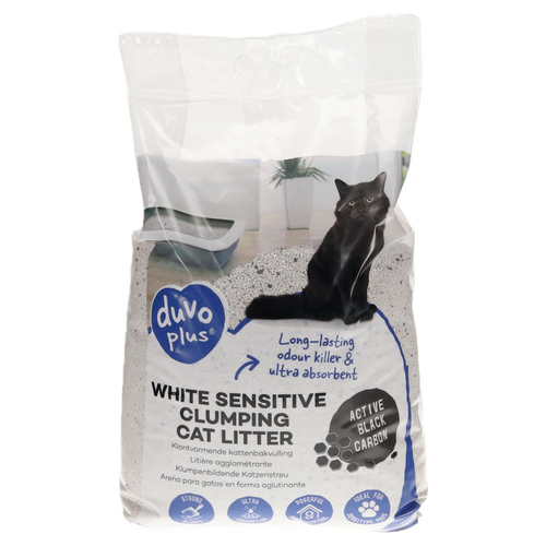 weitere Abbildung Duvo+ Katzenstreu White Sensitive Black Carbon 12 kg