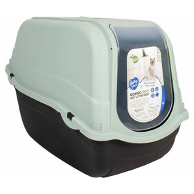 Abbildung Duvo+ Katzentoilette Romeo ECO grau/dunkelgrau