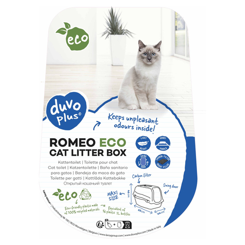 weitere Abbildung Duvo+ Katzentoilette Romeo Eco Maxi grau/dunkelgrau