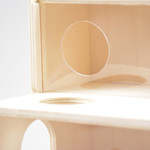 Kletterhaus aus Holz braun, Abbildung 9