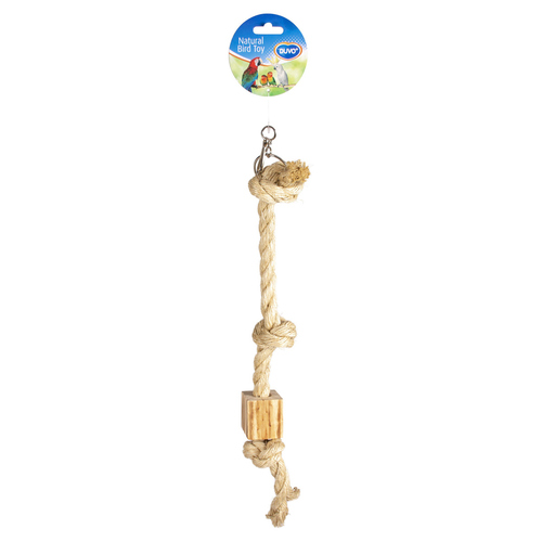 weitere Abbildung Duvo+ Kletterseil Sisal mit Holzblock