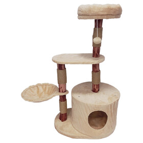Abbildung Duvo+ Kratzbaum Nuno Natural wood beige
