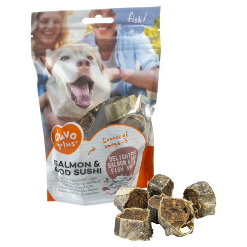 Duvo+ Lachs & Kabeljau Sushi 120 g