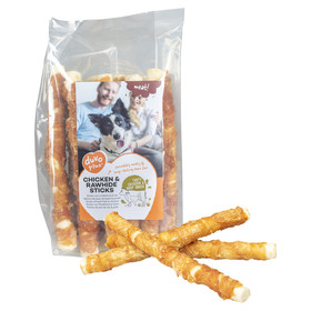 Abbildung Duvo+ Meat! Rindshaut & Huhn Sticks 1 kg