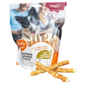 Abbildung Duvo+ Meat! Rindshaut & Huhn Sticks 400 g