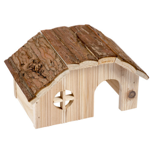 Duvo+ Nager-Holzlodge mit Rindendach
