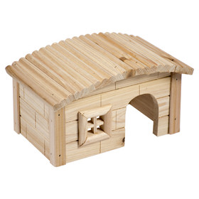 Abbildung Duvo+ Nager-Holzlodge mit gewlbten Dach