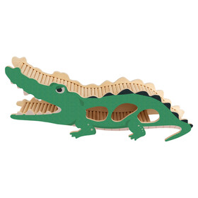 Abbildung Duvo+ Nager Spielhaus Krokodil, Holz