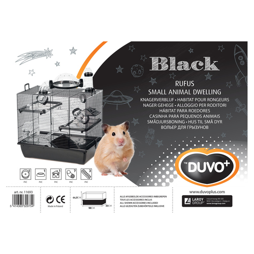 weitere Abbildung Duvo+ Nagerkfig Black Rufus schwarz