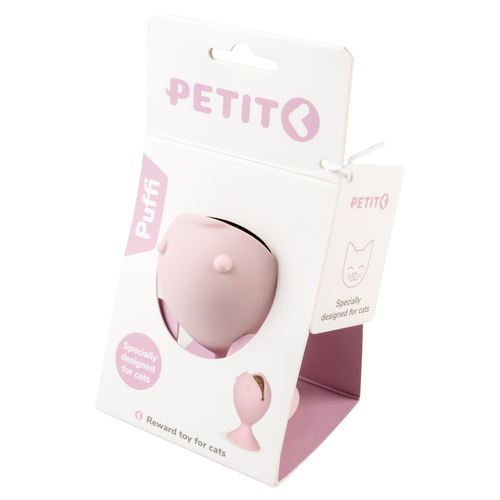 weitere Abbildung Duvo+ Petit Puffi Knabberspielzeug mit Katzenminzeball rosa
