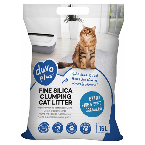 Duvo+ Premium Fein Silica klumpenbildend weiß 16 Liter