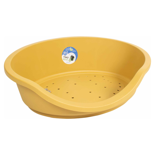 Duvo+ Sleeper Tino 50 ECO gelb für Hunde, Maße: 53 x 32 x 18 cm