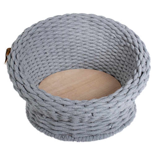 weitere Abbildung Duvo+ Sofa Oyster im Baumwollseil grau fr Hunde