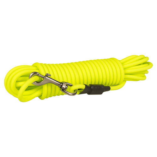 Duvo+ South Langlaufleine PVC rund neongelb