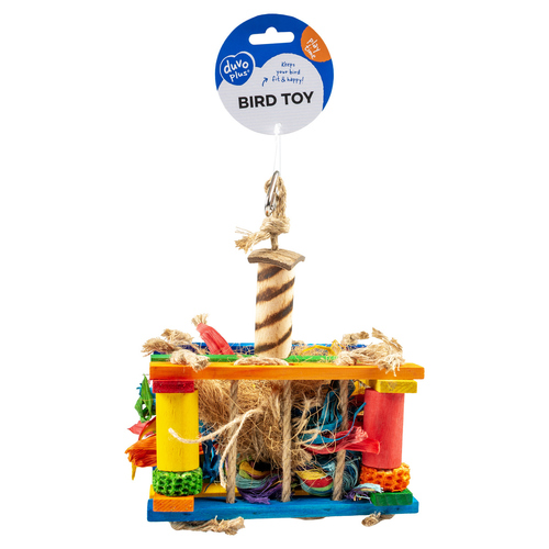 weitere Abbildung Duvo+ Spielkiste aus Holz mit Sisal & Kokos
