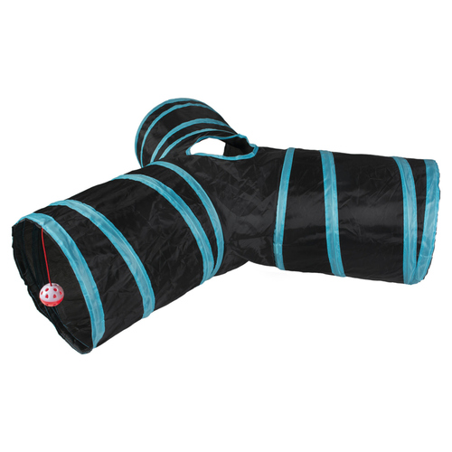 Duvo+ Spieltunnel Labyrinth blau/schwarz