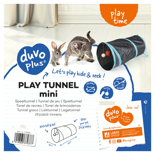 weitere Abbildung Duvo+ Spieltunnel Mini blau/schwarz
