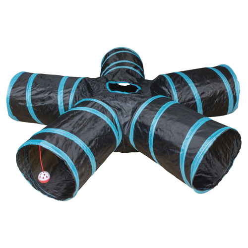 Duvo+ Spieltunnel Star blau/schwarz