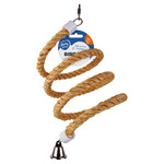 Spiralseil aus Sisal mit Glocke beige, Abbildung 2