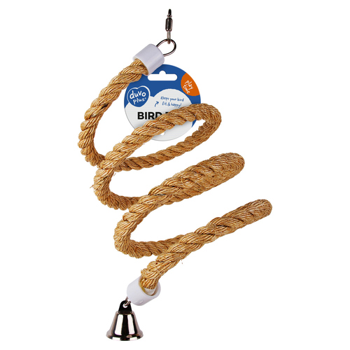 weitere Abbildung Duvo+ Spiralseil aus Sisal mit Glocke beige