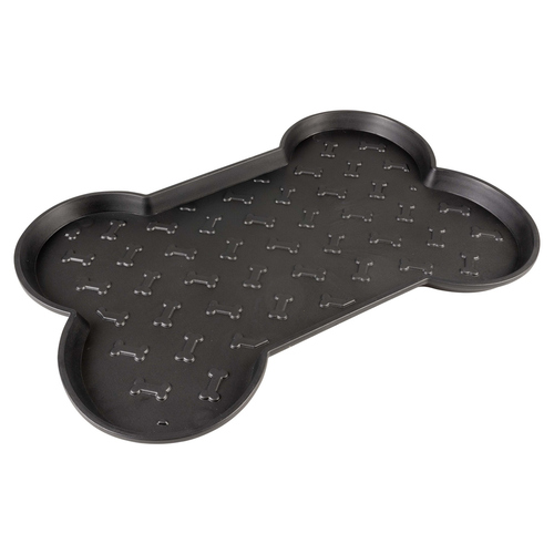 Duvo+ Tischset Knochen schwarz, Maße: 47 x 33 x 2,5 cm