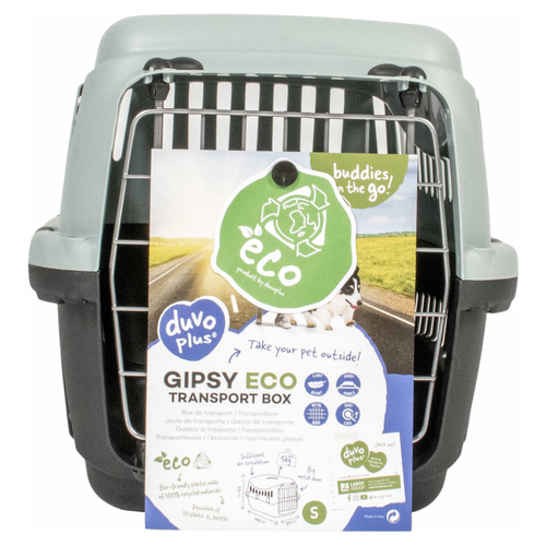 weitere Abbildung Duvo+ Transportbox Gipsy ECO mit Metalltr hellgrau/dunkelgrau