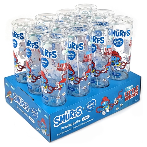 weitere Abbildung Duvo+ Trinkflasche Feuerwehrschlumpf transparent 250 ml