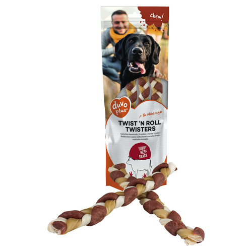 Duvo+ Twist 'n roll Twister Snacks Rind