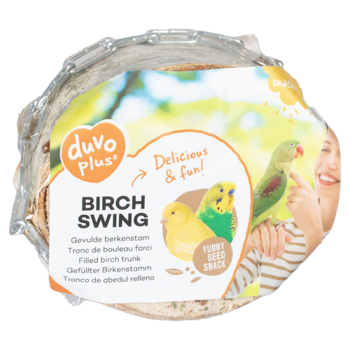 weitere Abbildung Duvo+ Vogelsnack gefllter Birkenstamm Schaukel 200 g