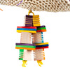 Duvo+ Vogelspielzeug Groovy Taco mit Holzblöcken Mais Abbildung 5