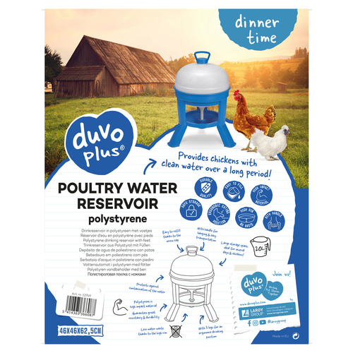 weitere Abbildung Duvo+ Wasserspender Polystyrol blau