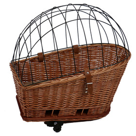 Abbildung Duvo+ Weidenfahrradkorb mit Kissen Provence fr Katzen