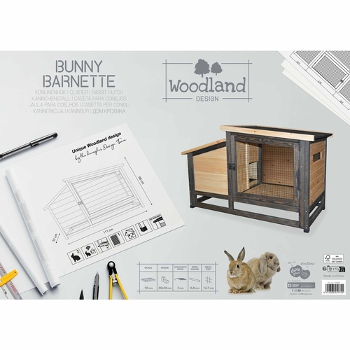 weitere Abbildung Duvo+ Woodland Design Kaninchenstall Bunny Barnette