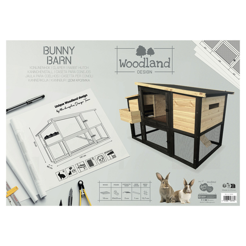 weitere Abbildung Duvo+ Woodland Design Kaninchenstall Nunny Barn
