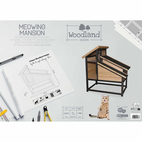 weitere Abbildung Duvo+ Woodland Design Katzenhaus Meowing Mansion