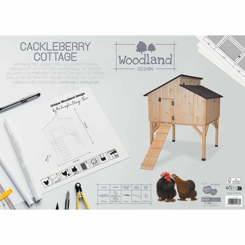weitere Abbildung Duvo+ Woodland Hhnerstall Cackleberry Cottage
