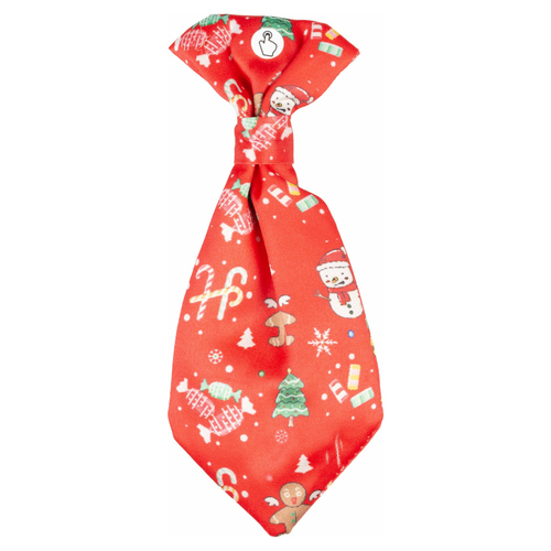 Duvo+ Xmas Flash LED Krawatte rot
