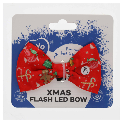 weitere Abbildung Duvo+ Xmas Flash LED Schleife rot